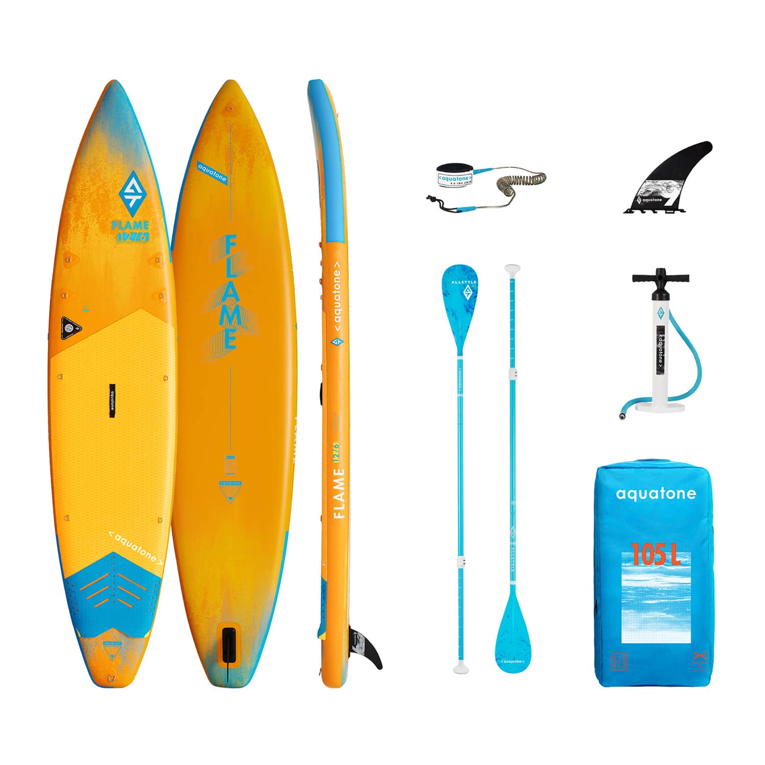 SUP daska Aquatone Flame 2.0 12'6" sa opremom