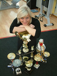 Martina Lepčin s medaljama
