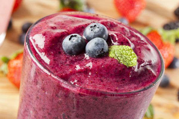 smoothie borovnice