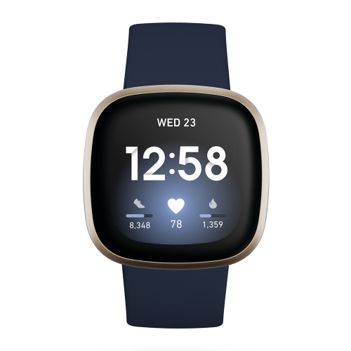 Fitbit Versa 3 (Midnight/Soft Gold)