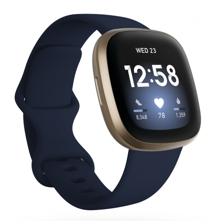 Fitbit Versa 3 (Midnight/Soft Gold)