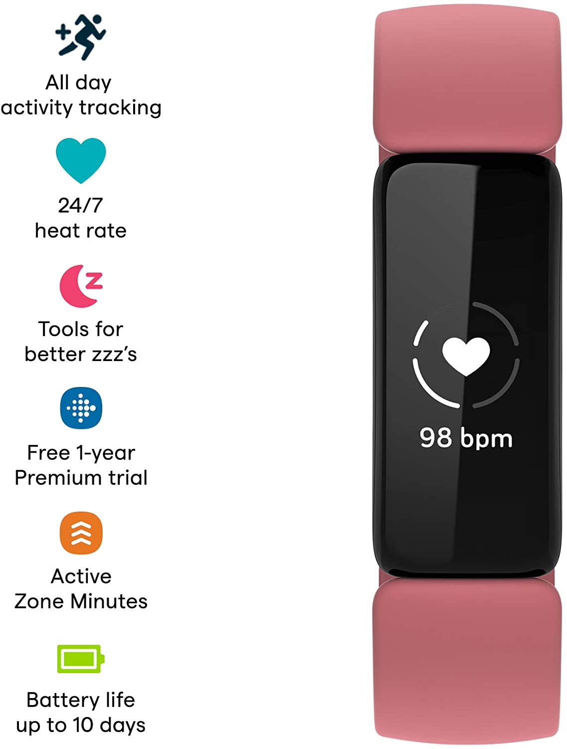 Fitbit Inspire 2 (Desert Rose)