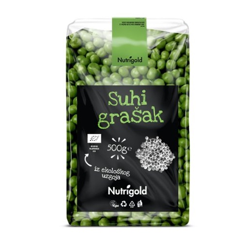 Bio Suhi grašak zeleni - 500 g