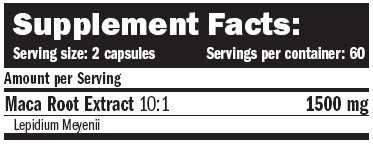 Peruvian Maca - 120 kapsula