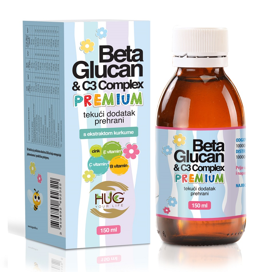 Beta Glucan & C3 Complex Premium - 150 ml