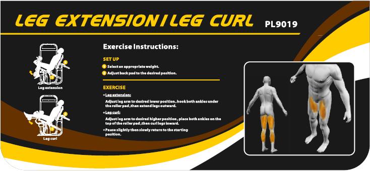 Leg Extension / Leg Curl Impulse PL9019