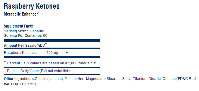 Raspberry Ketones - 60 kapsula