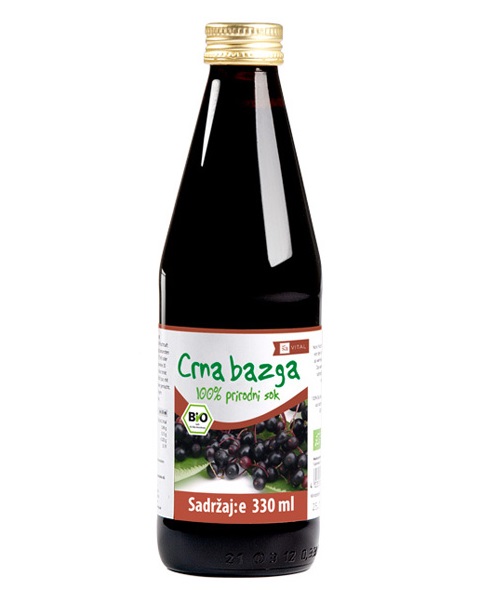 Bio sok Crna bazga - 330 ml