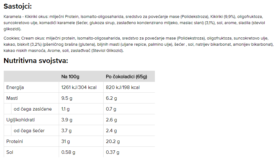 Protein Light Bar - 65 g