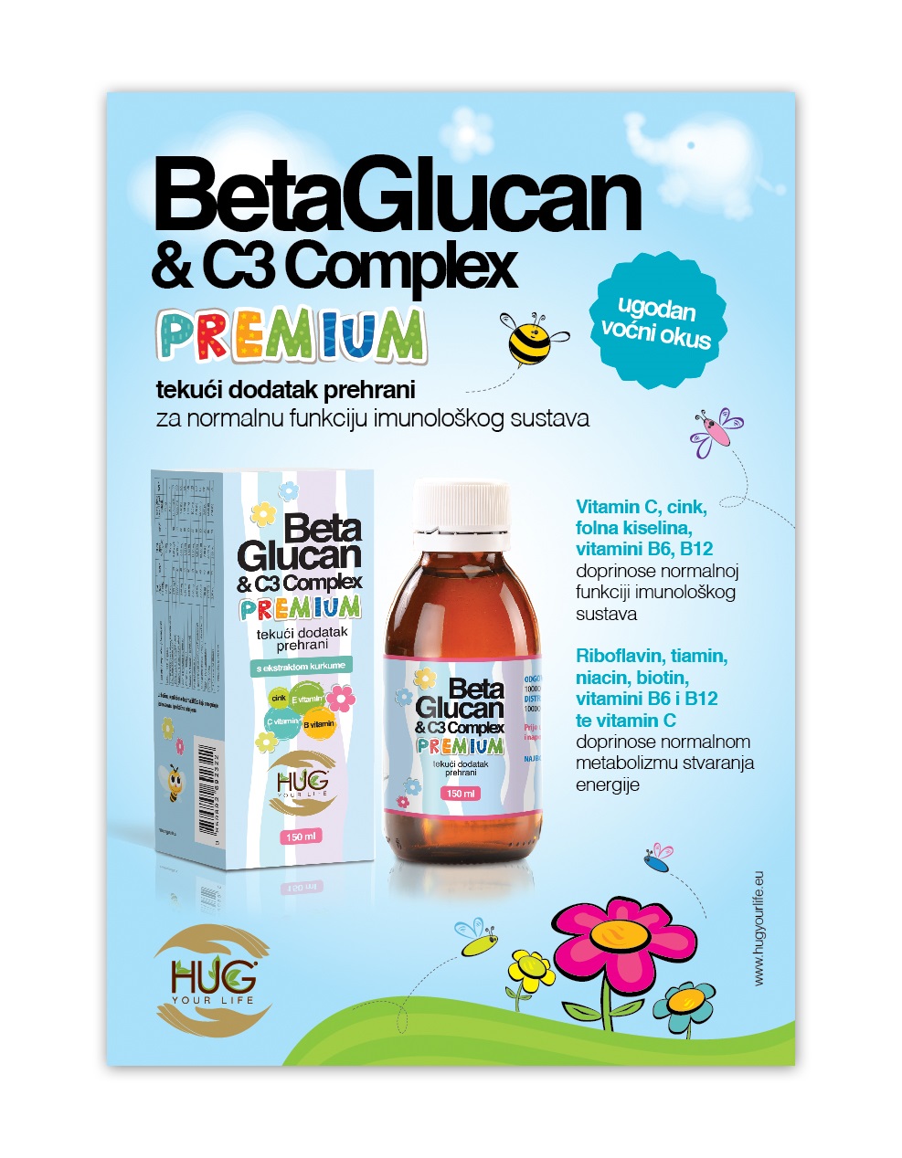 Beta Glucan & C3 Complex Premium - 150 ml