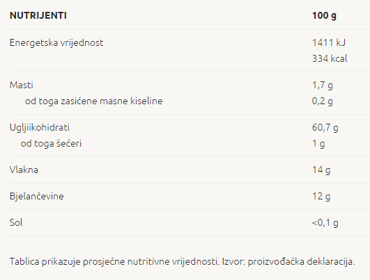 Ražene pahuljice - 400 g