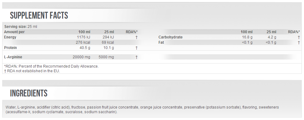 Arginine Liquid - 1000 ml