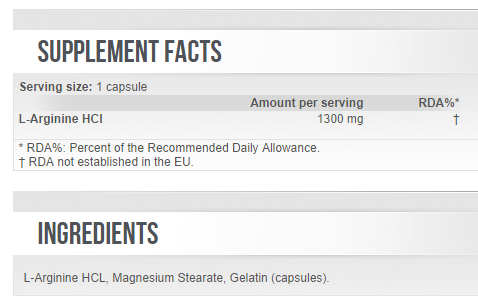 Mega Arginine - 90 kapsula