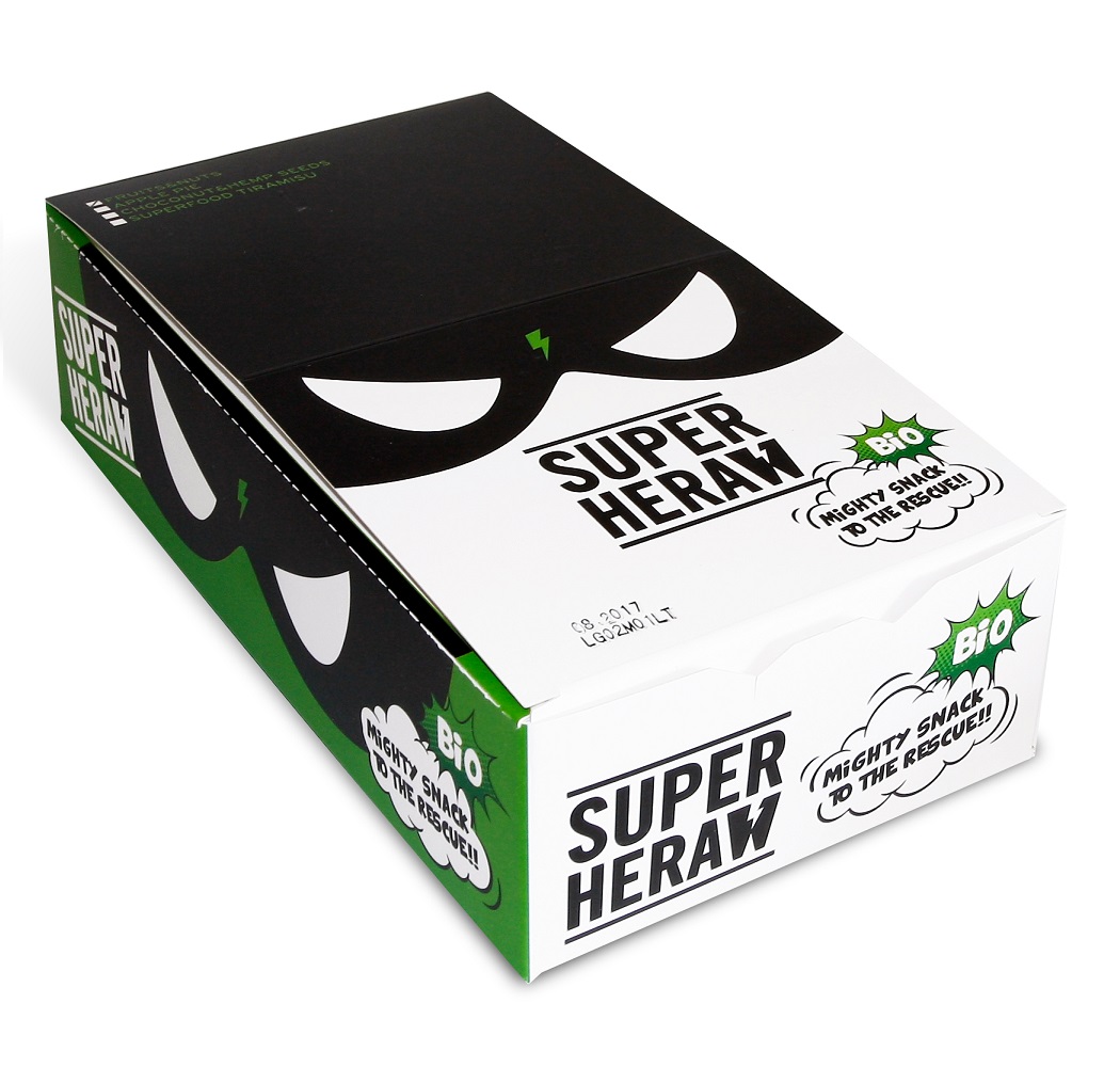 Superheraw Fruits & Nuts - 16 x 45 g