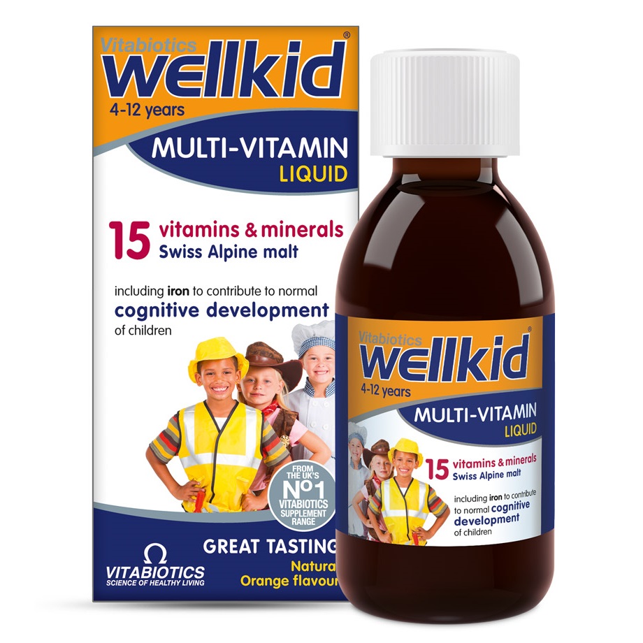 Wellkid Multi-Vitamin Liquid - 150 ml