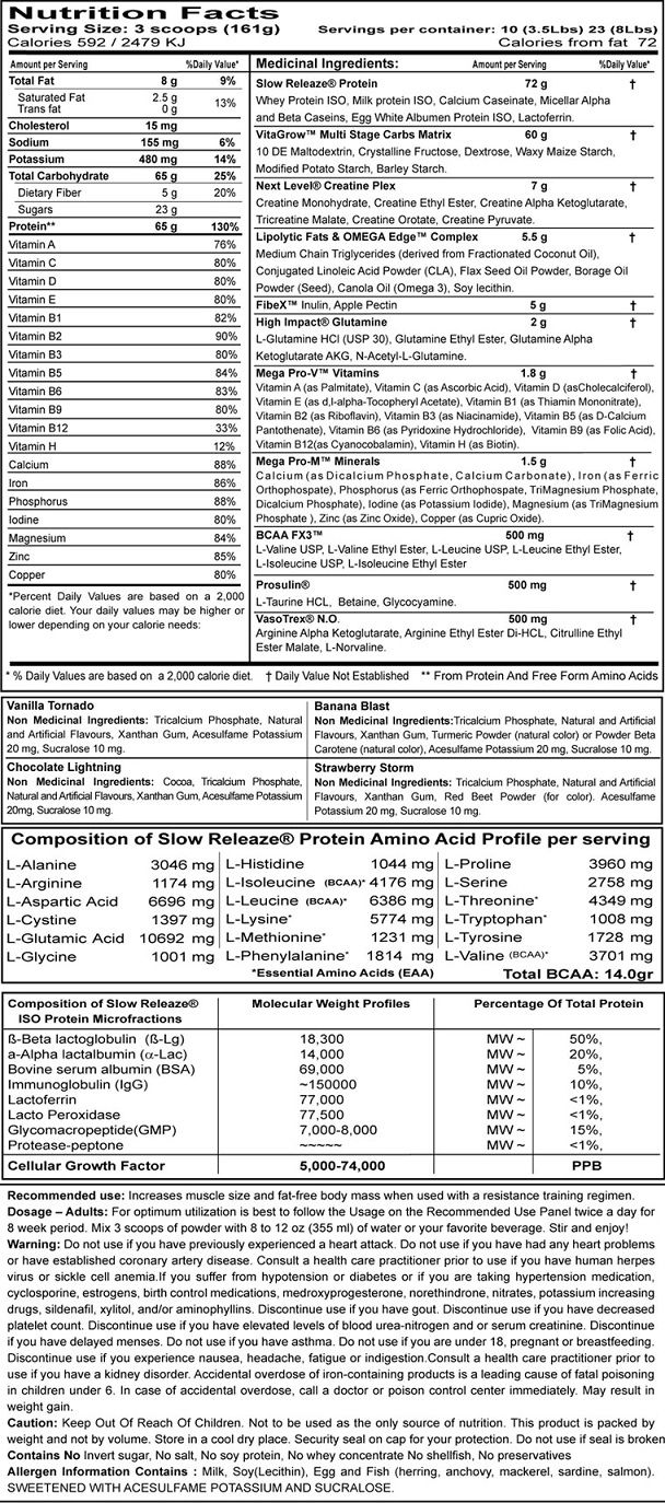 Power Mass Xtreme - 1587 g