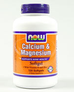 Calcium & magnesium vit d+zinc 120 kap.